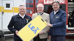 Jetzt noch besser vernetzt: Dietmar Fahrafellner, Stephan Pernkopf und Josef Schmoll bei der ...