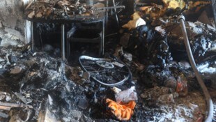 Das Feuer war beim Basteln an einem E-Bike ausgebrochen