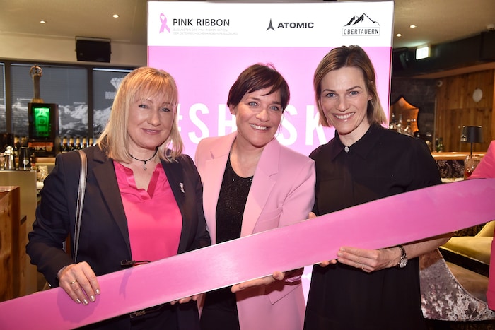 Drei starke Frauen, eine Mission: Renate Götschl, Eva Pölzl und Marlies Raich.