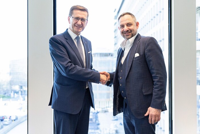 Achleitner mit Chatzimarkakis, Generalsekretär von Hydrogen Europe.