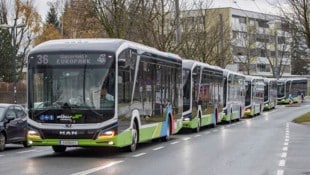 Mehr E-Busse sollen durch Salzburg rollen, geht es nach der Stadt. (Bild: Neumayr Fotografie - Christian L)