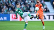 Romano Schmid (li.) legte Frankfurt und Weltmeister Mario Götze flach