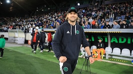 So macht Fußball Spaß. Wacker-Coach Sebastian Siller beim Rekordmatch in Innsbruck.  (Bild: Birbaumer Christof)