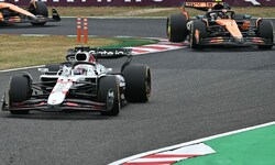 Zwischen Max Verstappen (li.) und Lando Norris hätte es beinahe gekracht.