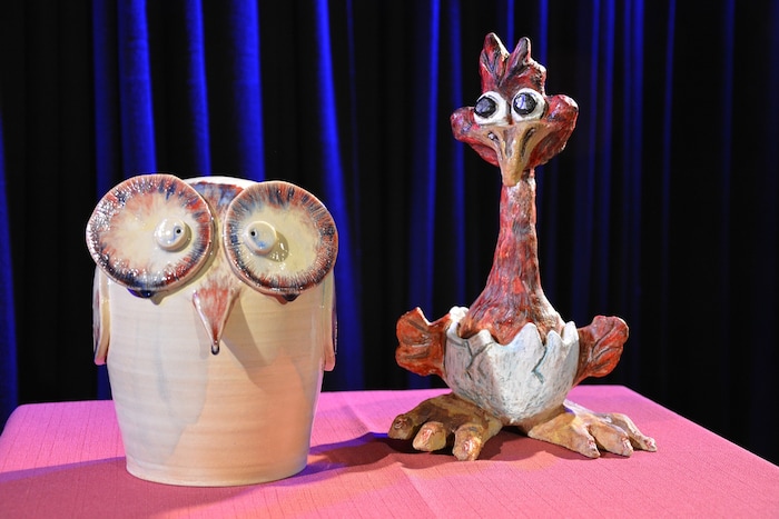 E-Kleinkunstvogel (li.) und „Steirerkrone“-Publikumsvogel