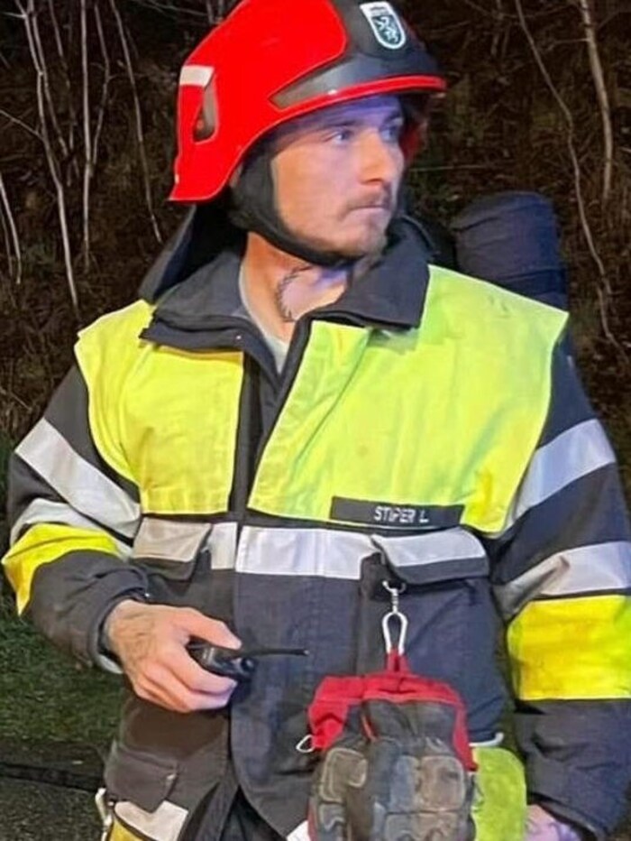Feuerwehrmann Lukas Stiper (30) war als Erster vor Ort.