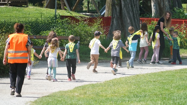 In der Steiermark gibt es heuer 1700 neue Betreuungsplätze für Kinder (Symbolbild).