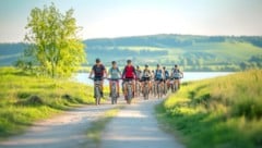 Gewinnen Sie ein Teilnahme an der fünftägigen Genuss-Radtour Velovista und erleben Sie die Kärntner Badeseen von einer völlig anderen Seite.  (Bild: WERK1 / Harald Pliessnig / KI-ge)