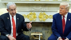 Israels Premier Benjamin Netanyahu verhandelte mit US-Präsident Donald Trump auch über Zölle gegen sein Land. (Bild: EPA/YURI GRIPAS / POOL)