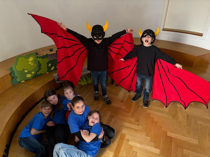 Zwei Angstmonster versetzten die Kinder in Angst und schrecken. 