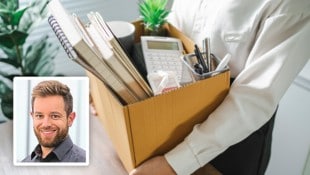 Stefan Jäger, Experte im Arbeitsrecht in der AK Steiermark (Bild: Krone KREATIV/Stock adobe, AK/Temel)