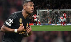 Weil Declan Rice zweimal sehenswert traf, steht David Alaba (li.) vor dem Aus in der Champions ...
