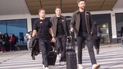 Große Freude bei Rapid: Guido Burgstaller (re.) ist in Schweden wieder mit dabei.
