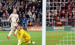 Harry Kane traf nur die Stange.