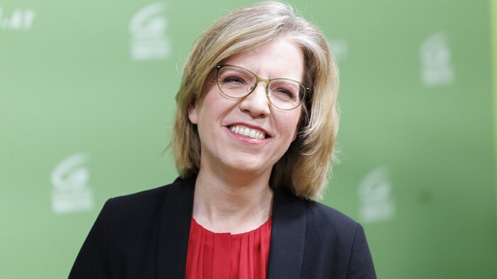 Ex-Umweltministerin Leonore Gewessler bewirbt sich um die Nachfolge von Werner Kogler als ...