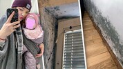 Lara Hoyda fürchtet um die Gesundheit ihres Babys. Zwei Fälle von argem Schimmel im Gemeindebau.