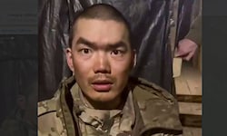 Ukraine-Präsident Wolodymyr Selenskyj gab bekannt, dass seine Militärs zwei chinesische Soldaten ...