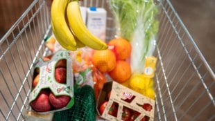 Trotz Inflation bleiben viele Einkaufswägen prall gefüllt.