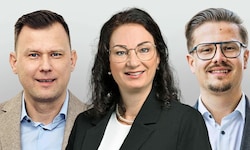 Daniel Kos (links) wird FPÖ-Bürgermeister von Leibnitz, Nicole Sunitsch dürfte blaue Ortschefin ...