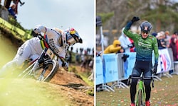 Vali Höll (li.) dominiert im Mountainbike-Sport, Dominik Hödlmoser entwickelt sich auf der ...