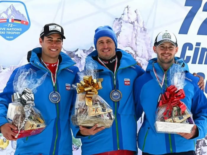 Stefan Brennsteiner (M.) siegte vor Lukas Feurstein (l.) und Jooshua Sturm (r.).