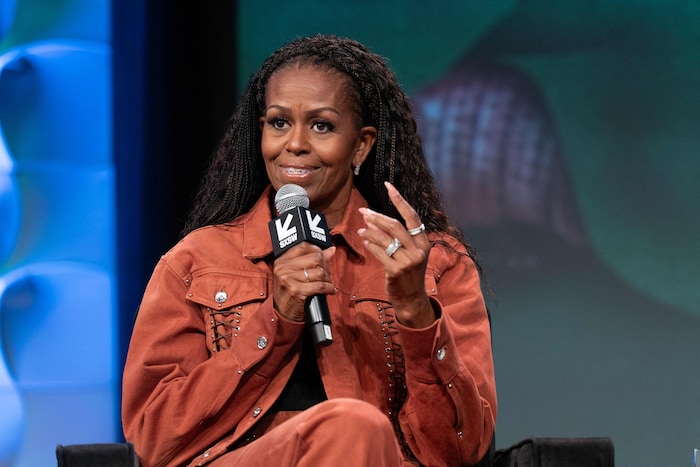 Michelle Obama sprach in einem Podcast-Interview über die Gerüchte rund um eine angebliche ...
