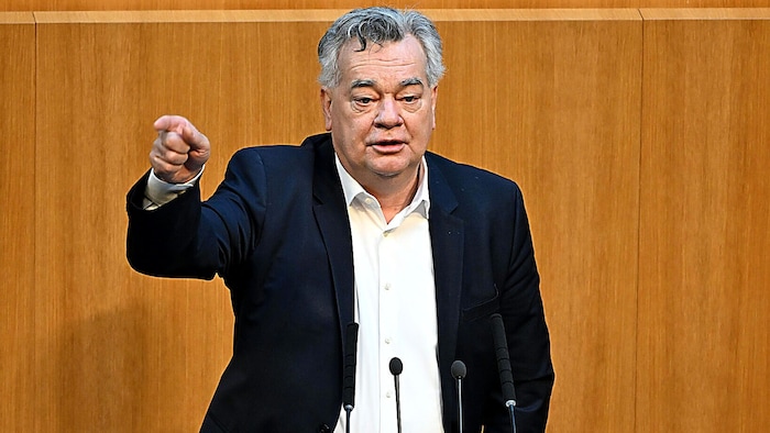 Parteichef Werner Kogler übergibt das Staffelholz.