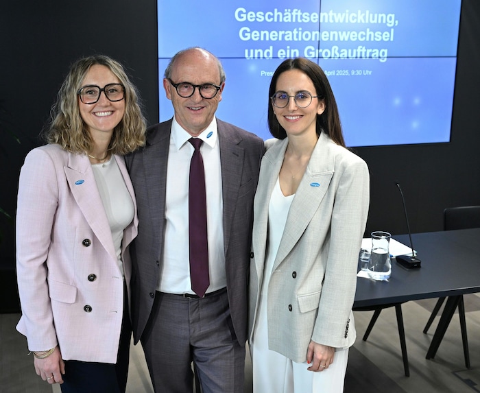 Katharina, Hans Georg und Stefanie Hagleitner (von links).