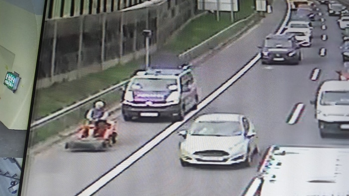 Die Asfinag filmte die ungewöhnliche Fahrt.