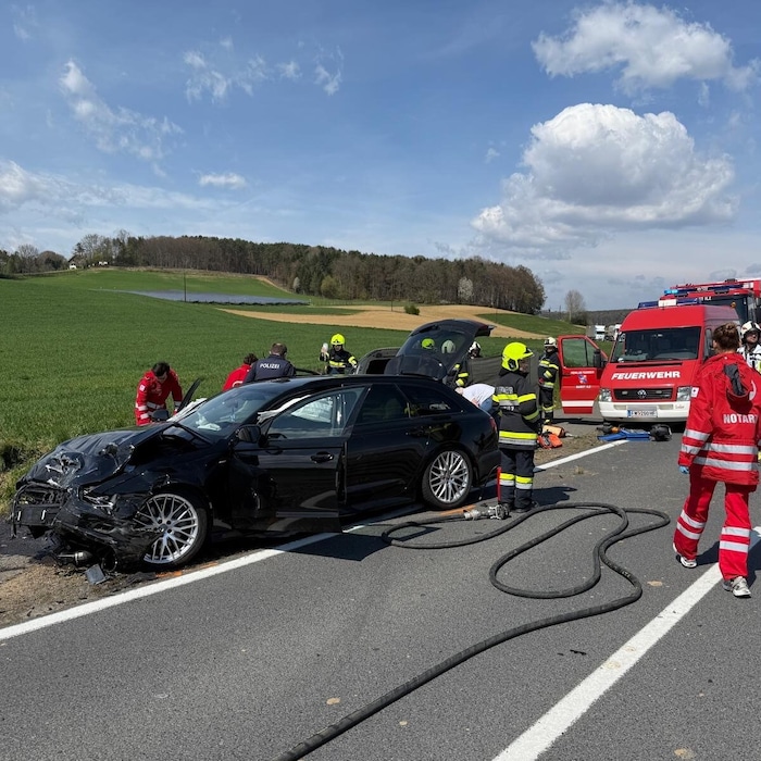 22 Feuerwehrkräfte waren im Einsatz.