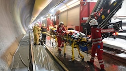 Auf der BBT-Baustelle finden regelmäßig Übungen statt. (Bild: BBT SE)