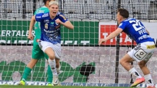 Hartberg-Stürmer Elias Havel hat mit einem Tor in Tirol viel Selbstvertrauen getankt.