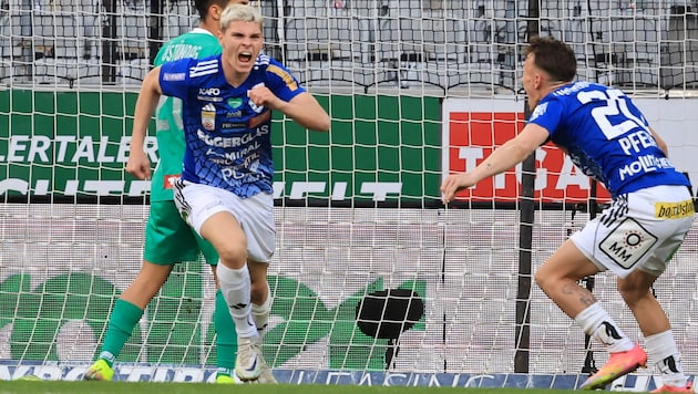 Elias Havel, mit fünf Saisontoren Topscorer der Hartberger, brennt auf das Duell mit Ex-Klub ...