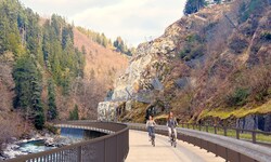 2028 soll der Radweg durch die Schlucht fertiggestellt sein. 