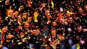 Ausgelassen feierten die Capitals ihren ersten Meistertitel im Jahr 2005.