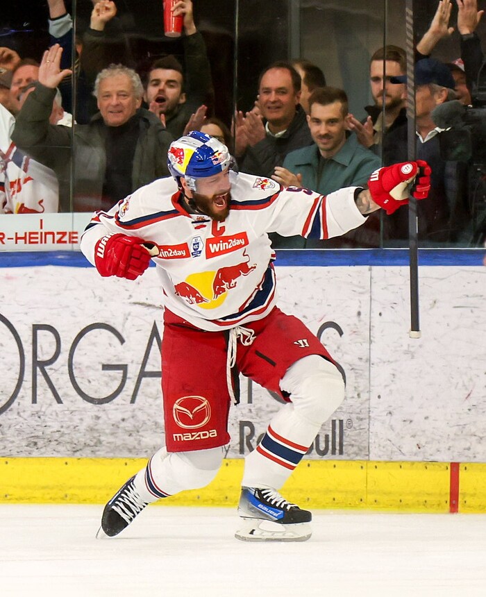 Kapitän Raffl traf zur Führung. 