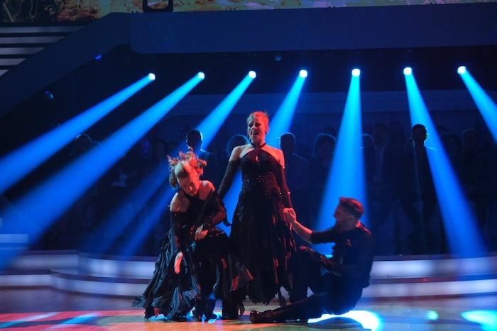 Anna Strigls Tango mit Mama Maria bekam von der Jury fast die Höchstpunktzahl!