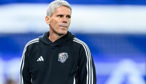Feiert Didi Kühbauer mit seinem WAC auch gegen Blau-Weiß Linz einen Sieg? (Bild: GEPA)