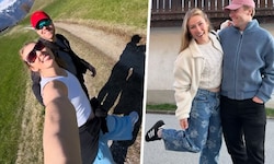 Mikaela Shiffrin und Aleksander Aamodt Kilde wieder vereint.
