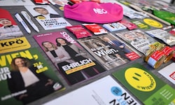 Noch zwei Wochen, dann wählt Wien: Die Verteilung der Wahlwerbung läuft auf Hochtouren auf den ...