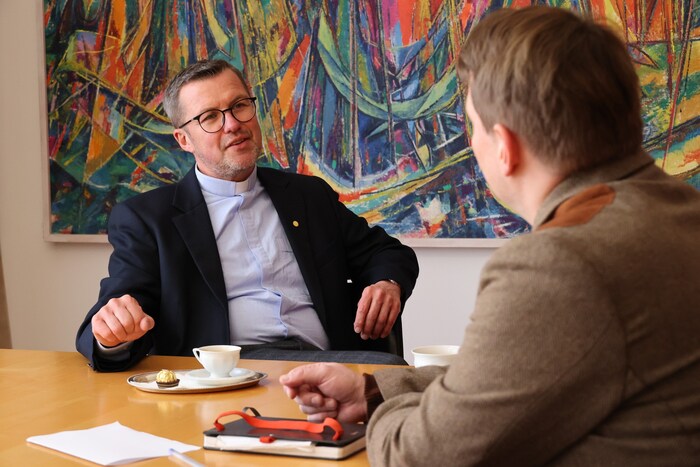 Diese Woche traf ich Johannes Freitag zum Interview.