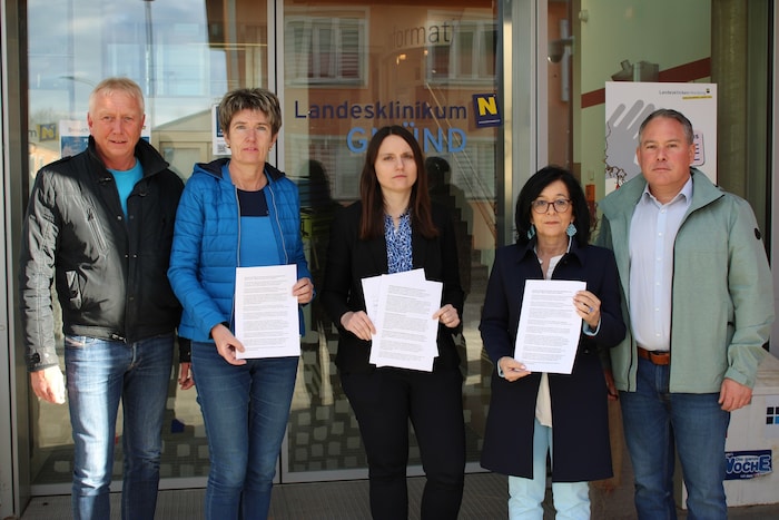 Gemeindevertreter von ÖVP,  SPÖ und FPÖ fordern zum Spital Gmünd von der Landesregierung ...