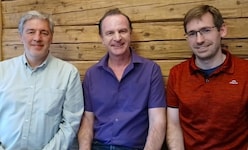 Fabian Fluch (SPÖ) Helmut Schweiger (Liste A-Z) und Bernhard List (FPÖ) bilden künftig eine Koalition in Mariazell. (Bild: SPÖ/Liste A-Z/FPÖ)