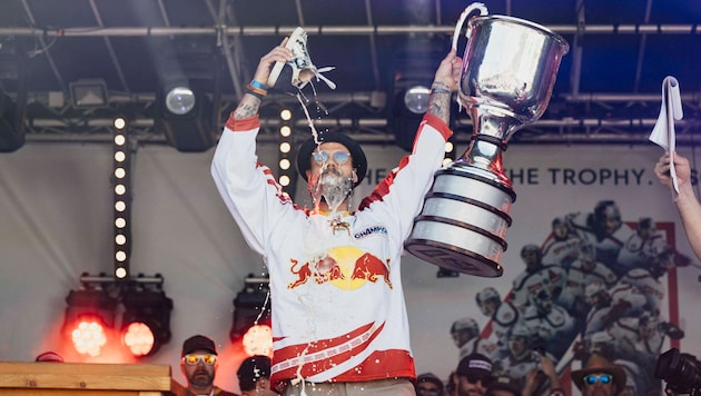 Eisbullen-Kapitän Tom Raffl (Bild: Gintare Karpaviciute - EC Red Bull Salzburg)