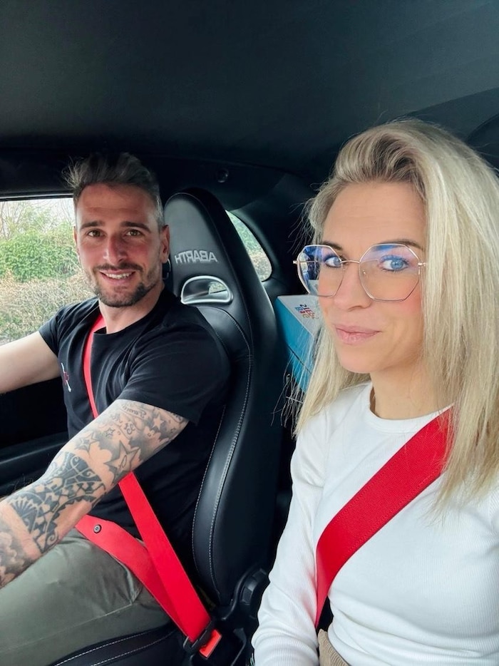 David mit Freundin Samira.