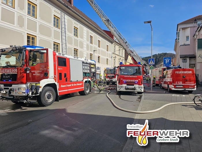 Großeinsatz in Leoben