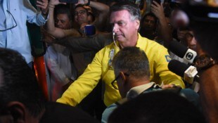 Bolsonaro hatte bei einer Parteiveranstaltung im Bundesstaat Rio Grande do Norte laut einem ...