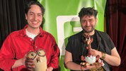 Felix Fally, Preisträger des E-Steiermark-Kleinkunstvogels und Sebastian Humi, der den ...