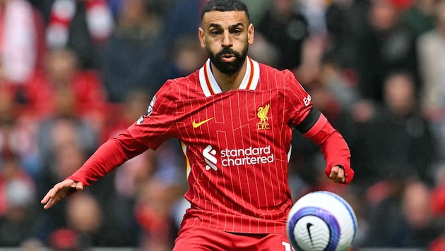 Liverpools Mohamed Salah (Bild: AFP/APA/Paul ELLIS)