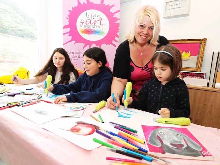 Der Ostermalkurs in der Kunstschule „kids4art“ findet ab Montag als dreitägiges Feriencamp ...